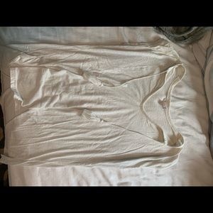 Cream top with tassels